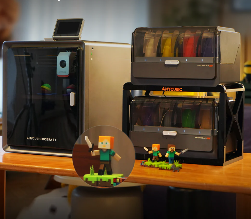 Anycubic S1 Combo Farbiger 3D-Drucker Neu (Neue Version)