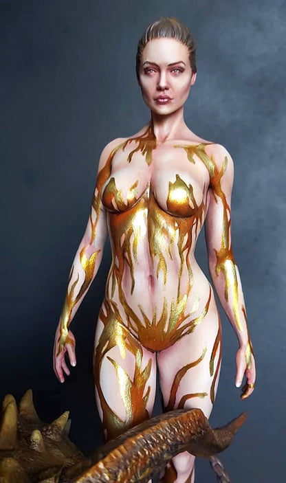 Angelina Jolie Grandels Mutter Beowulf Bemalte Figur 30 cm (Riesenformat)