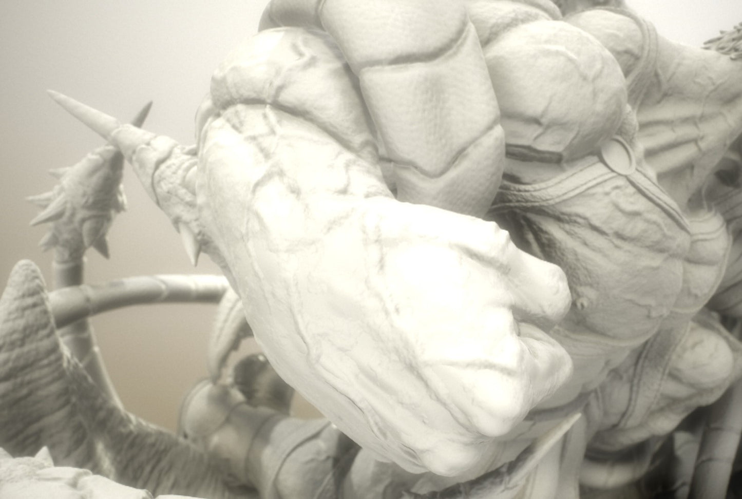 Hulk vs. Monster 4K UHD Detaillierte Figur
