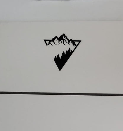 Everest Dreieck-Wanddekoration 23 cm