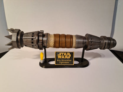 Rey Skywalkers Lichtschwertgriff Star Wars (mit Ständer)