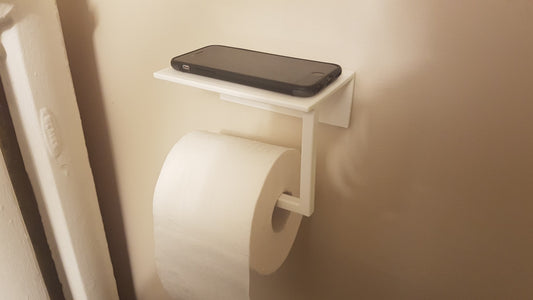 Telefon Standlı Tutuculu Tuvalet Kağıtlığı