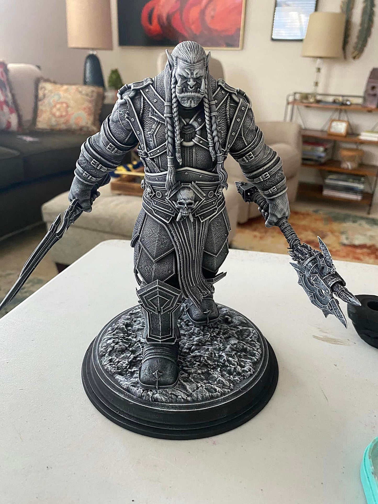 Varok Saurfang World Of Warcraft Bemalte Figur 20 cm Riesenformat