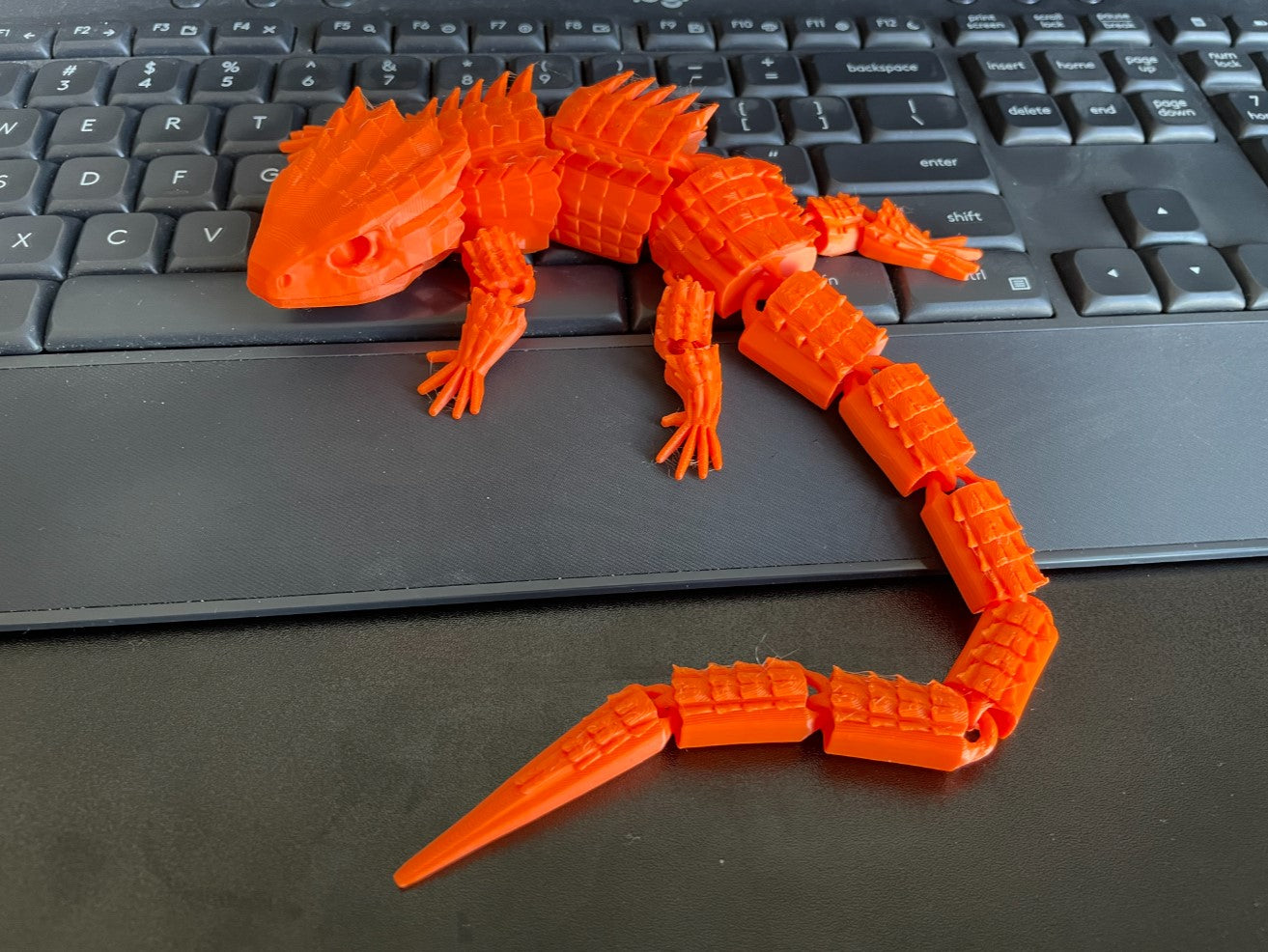 Bewegliches Krokodil-Drachen-Spielzeug 34 cm (große Größe)