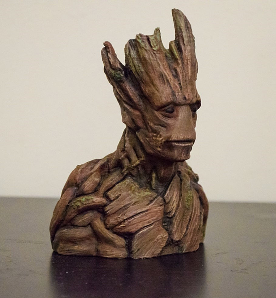Groot Galaxy Guardians Bemalte Büste 12 cm