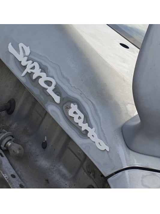 Toyota Supra Sert Plastk Bagaj Yazısı