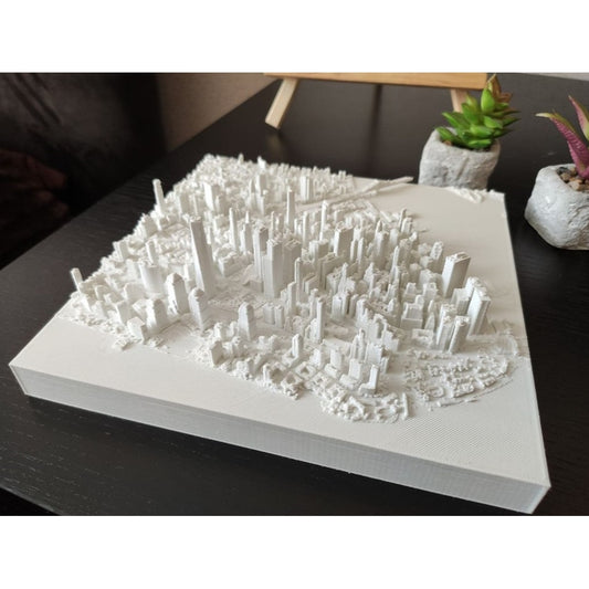 Manhattan Şehir Merkezi Silüeti