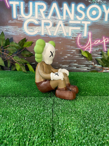 Kaws Shocked Bemalte Figur 20 cm groß