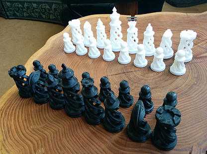 Schachfiguren "Spiral"