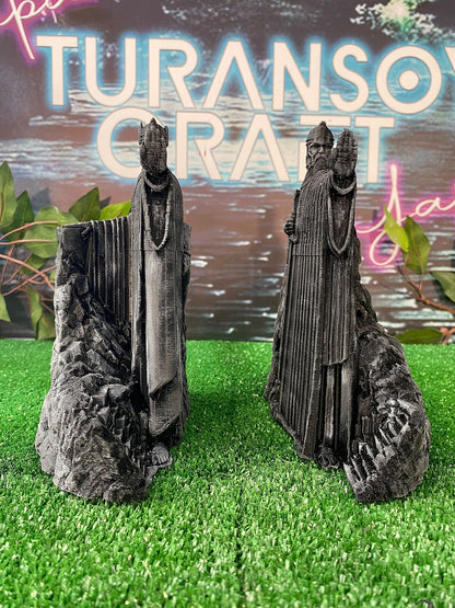 Argonath Figur Herr der Ringe Links Rechts Team Lotr 18 cm Buchstütze