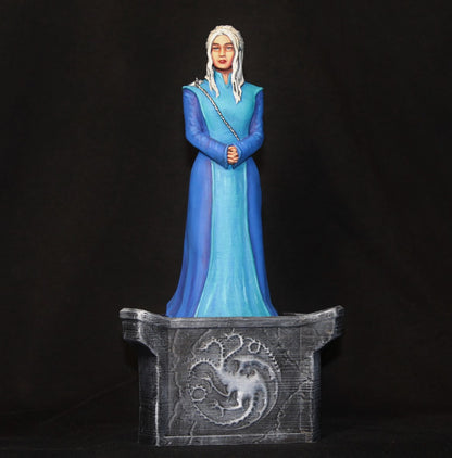 Daenerys Targaryen Game Of Thrones Bemalte Figur 25 cm