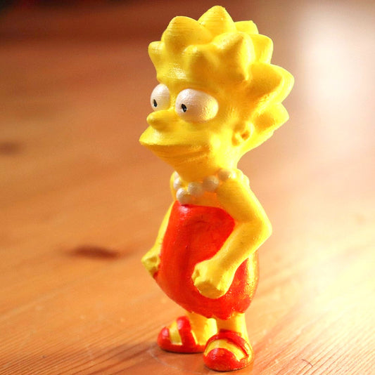 Lisa Simpson Simpsons Simpsonlar Boyalı Figür 7 Cm