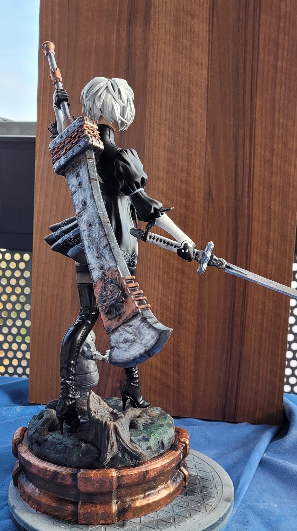 Nier Automata After War Bemalte Figur 25 CM Groß