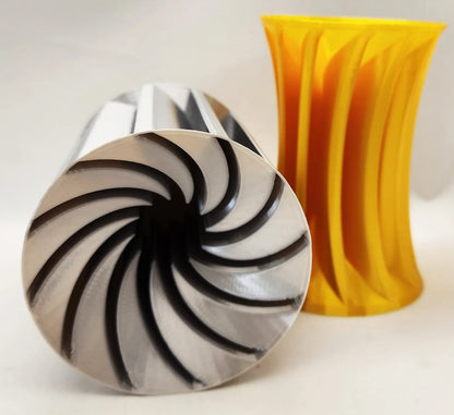 Shutter Dekorative Moderne Vase 2er Set (Kunststoff, 15 cm Höhe)