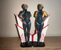 Atomic Heart Zwillinge Bemalte Figur 12 cm