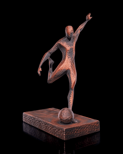 Sportliche Olympia-Fußballer Deko-Figur 20CM GROSS