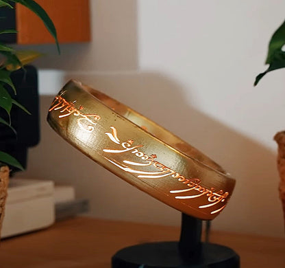 Der Herr der Ringe Machtring LED-Tischlampe mit Stecker Lotr 20 cm