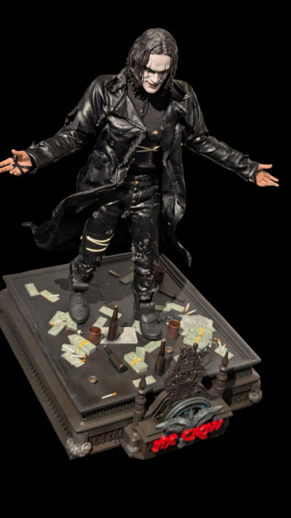 The Crow MIRAMAX Bemalte Figur 25 cm Großformat