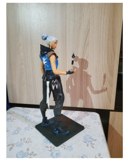 Valorant Jett Bemalte Figur 22 cm (Große Größe)