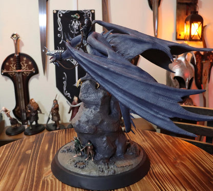 Nazgûl, Frodo und Sam Herr der Ringe LotR Bemalte Figur 30 cm (Riesengröße)