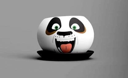 Kung Fu Panda Blumentopf Figur bemalt 15 cm – 03