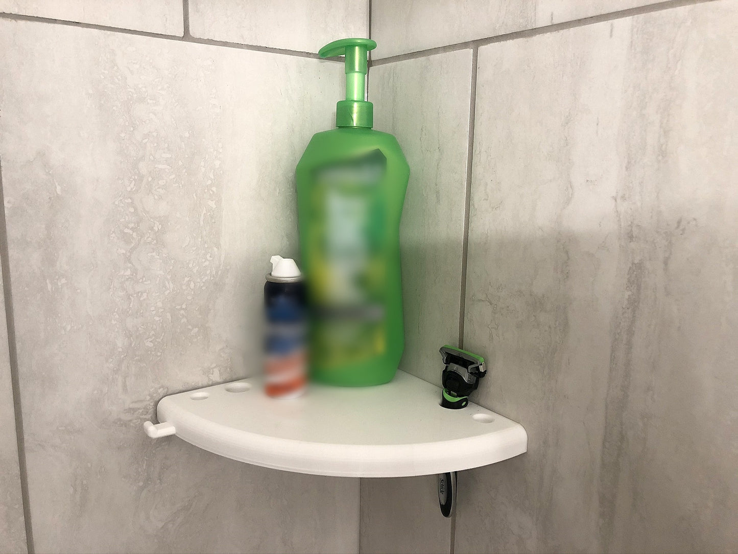 Eck-Duschregal für Shampoo und Seife