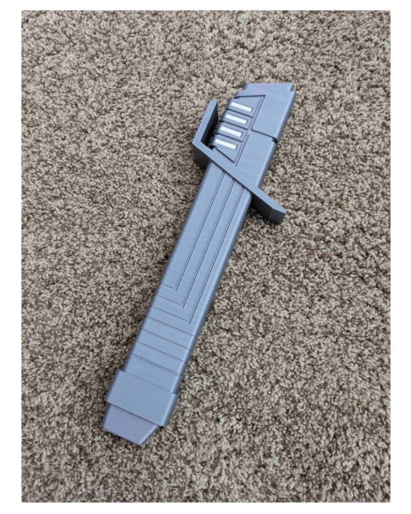 Darksaber Star Wars Animiertes, ein- und ausklappbares Lichtschwert (lichtlos)