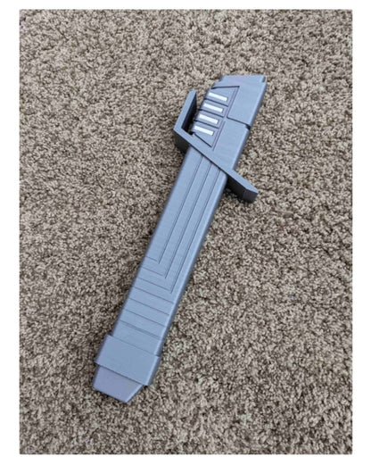 Darksaber Star Wars Animiertes, ein- und ausklappbares Lichtschwert (lichtlos)
