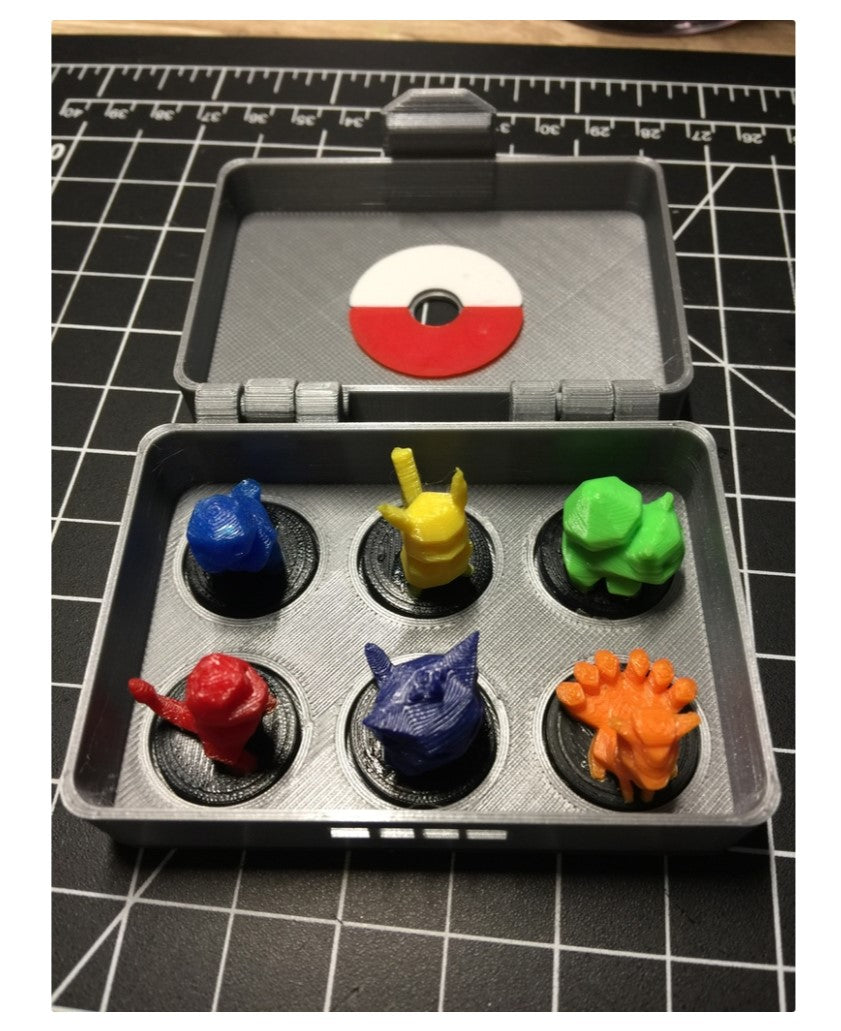 Pokémon Figurenset mit Tasche und Ständer