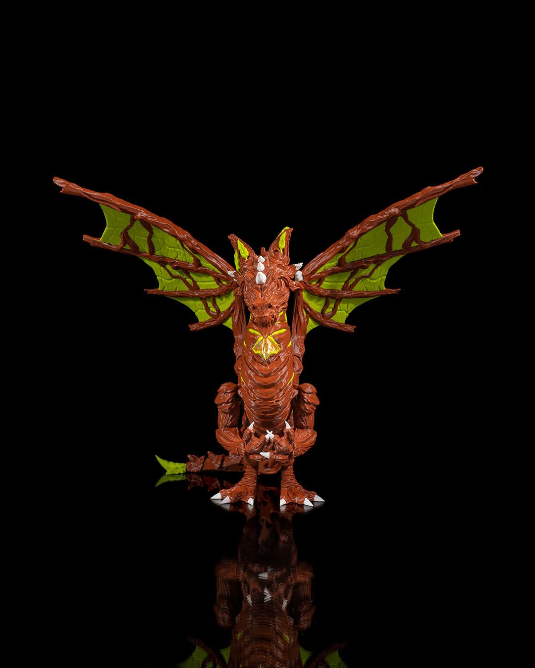 Epic Moss Dragon Rot Grün Drache