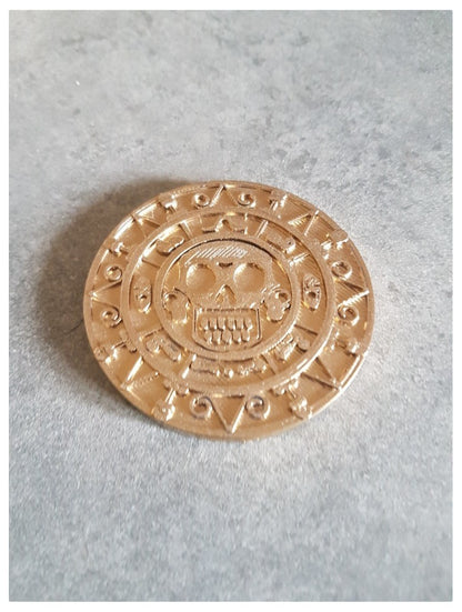 Aztec Goldene Piraten der Karibik doppelseitig 2 Stück
