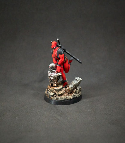 Deadpool Siegesfeier Bemalte Figur 20 cm (Große Ausführung)