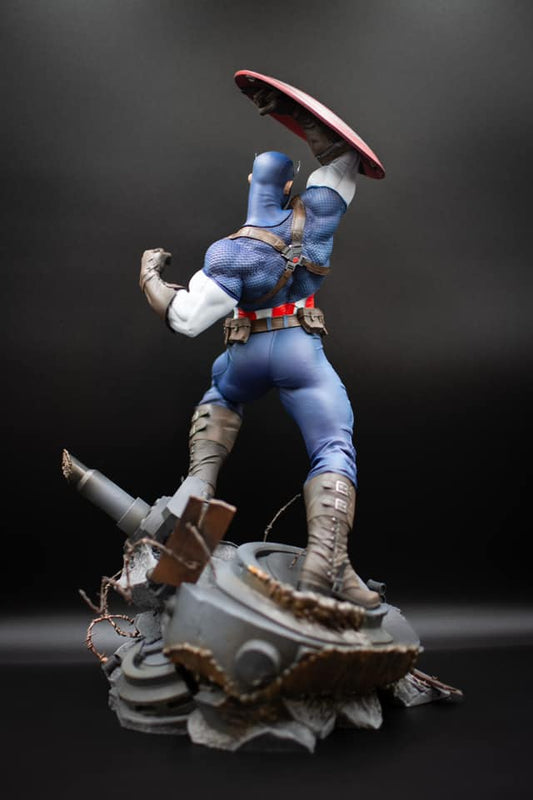 Captain America Triumph Cry Figur bemalt 25 cm