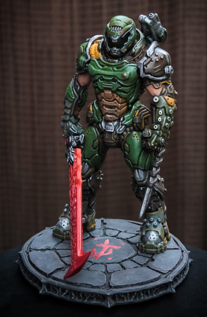 Doom Guy Eternal Bemalte Figur 26 cm (Riesengröße)