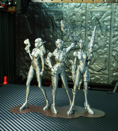 Tracer & Widowmaker & D.va Overwatch 3er Figurenset 15 cm