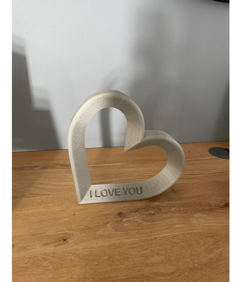 Ich liebe dich Herz-Deko-Figur 25 cm (große Größe)
