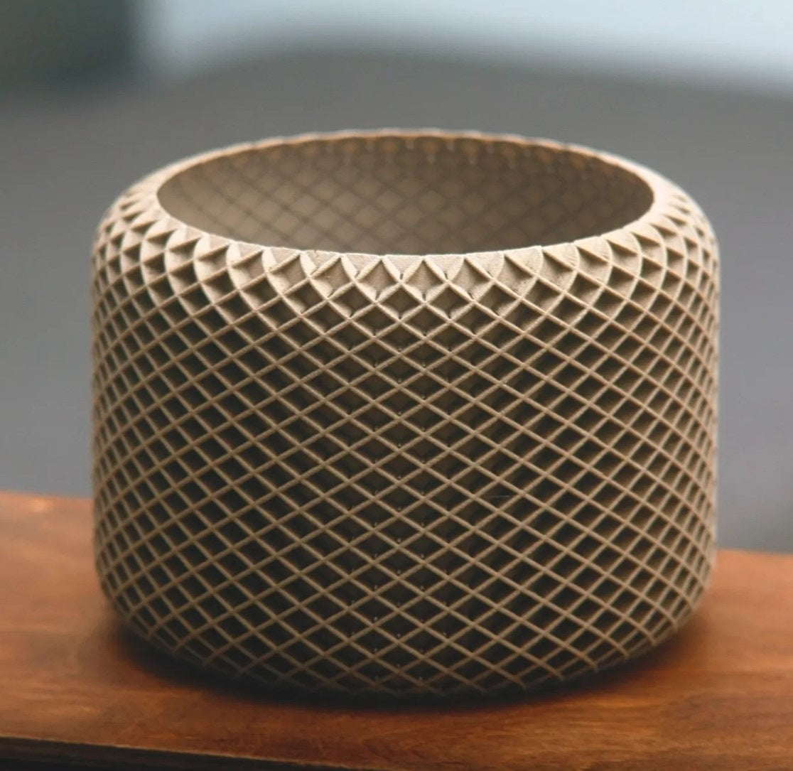 Costly Dekorative Elegante Vase & Übertopf (Aus Kunststoff, 10 cm Höhe, 16 cm Durchmesser)