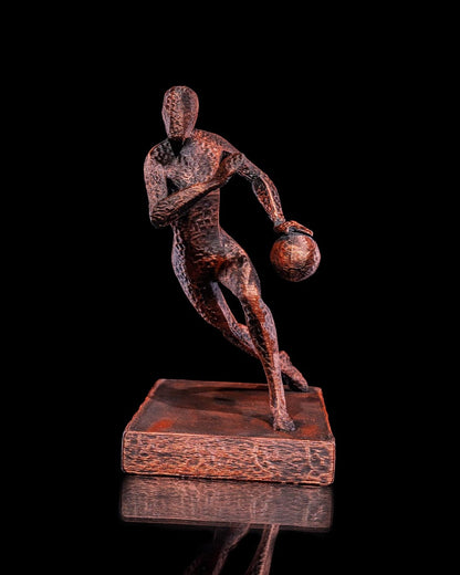 Athletische Olympische Basketballspieler Dekofigur 20CM GROSS