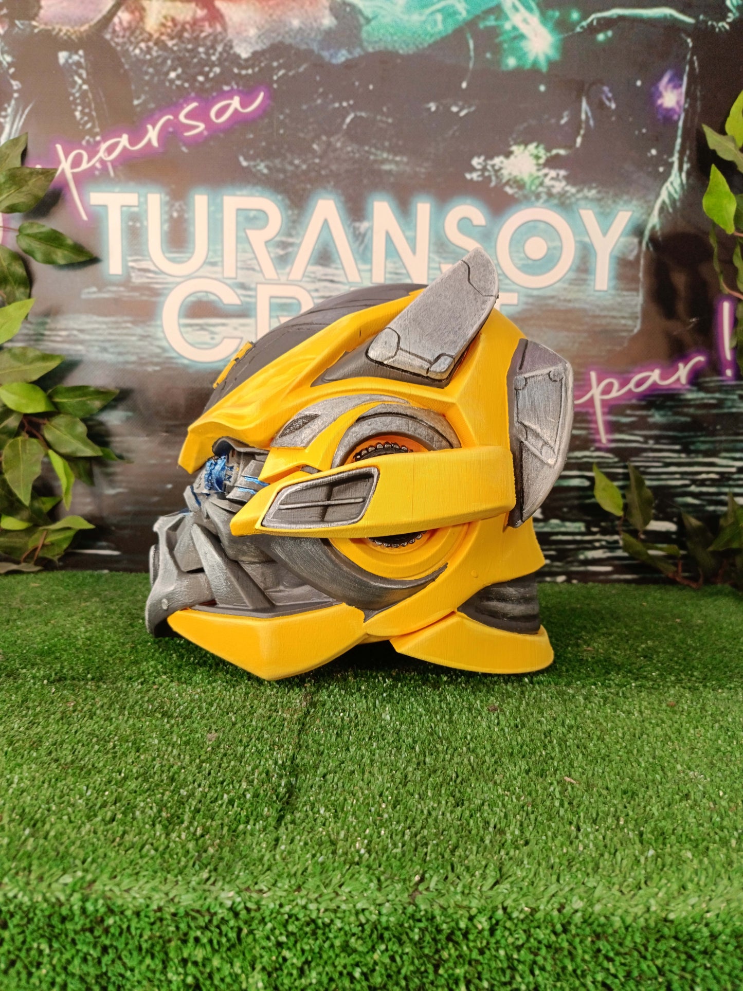 Transformers Bumblebee Dekokopf 1:1 (LEBENSGROSS)