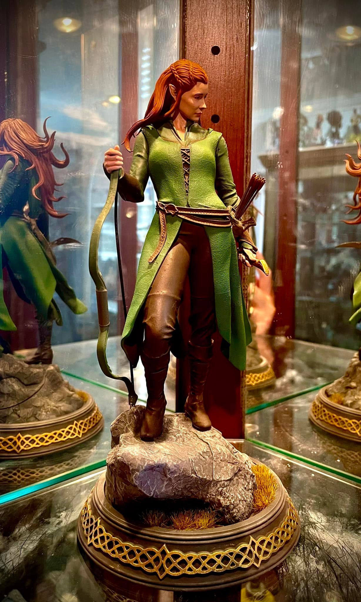 Schöne Tauriel Hobbit Herr der Ringe Bemalte Figur 25 cm