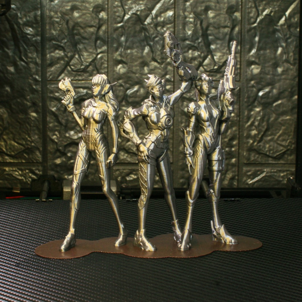 Tracer & Widowmaker & D.va Overwatch 3er Figurenset 15 cm
