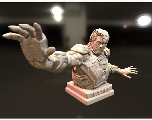 Iron Man Zerstörte Rüstung Büste 10 cm