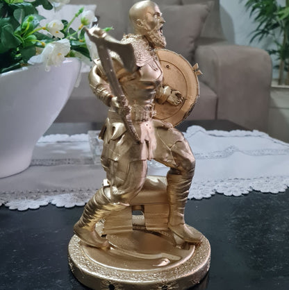Kratos God Of War Goldfolie Figur 15 cm