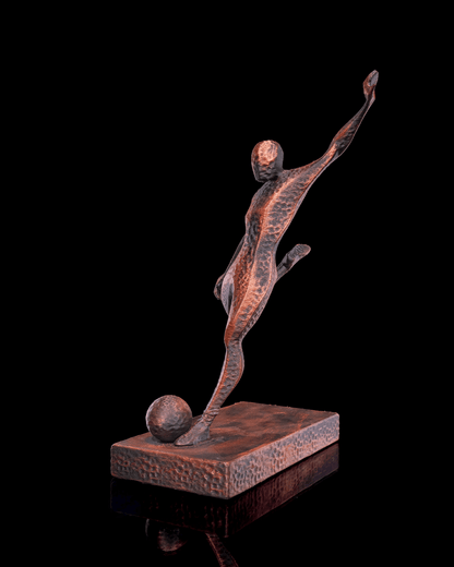 Sportliche Olympia-Fußballer Deko-Figur 20CM GROSS