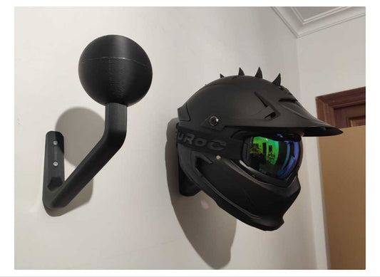 Ultra Sağlam Motorsiklet Kaskı Duvar Askısı 1 Adet (30 KG TAŞIR)