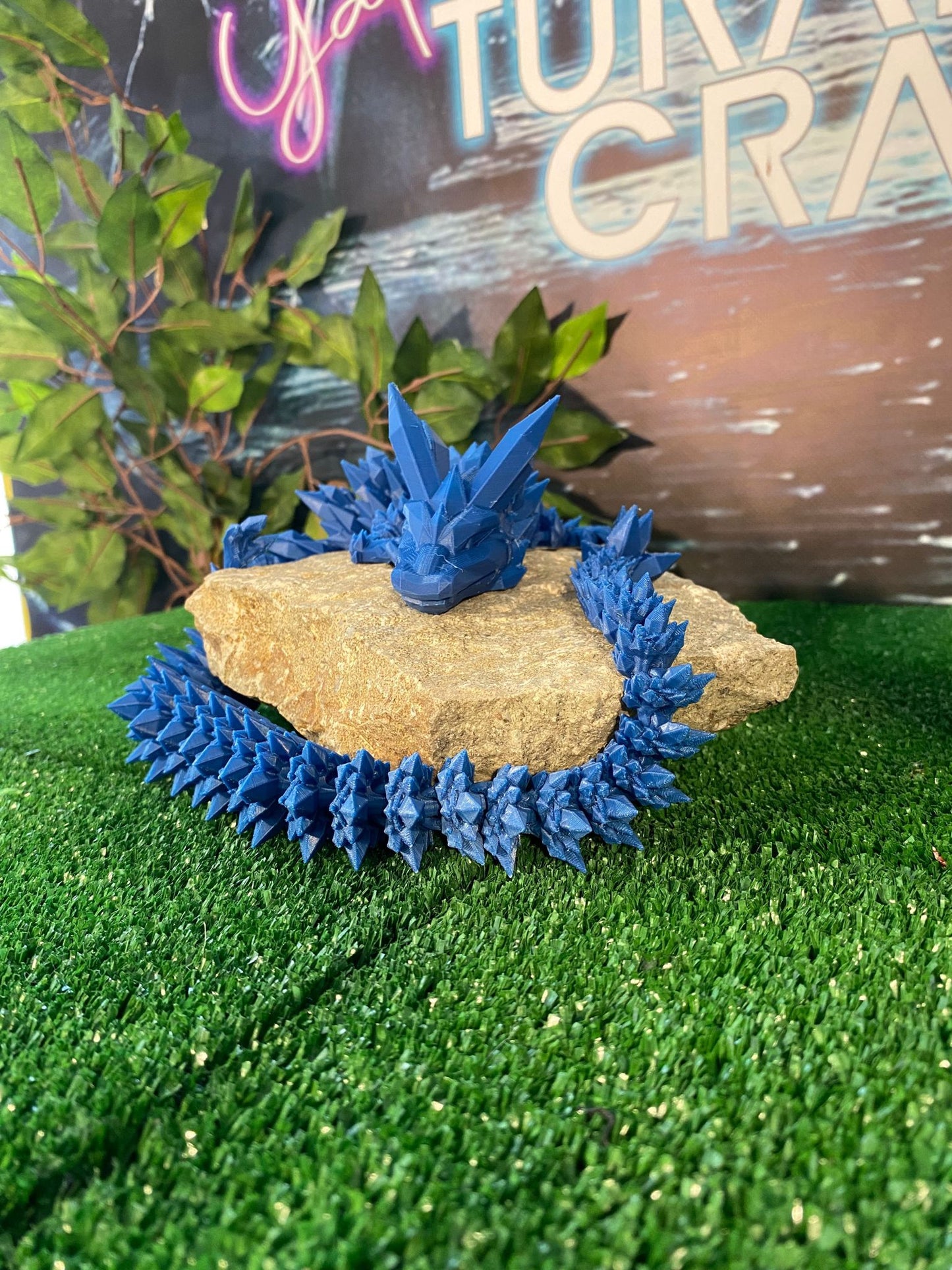 Turaç Cans Beweglicher Kristall-Drache (Große Größe 52 Cm) Alle Farben