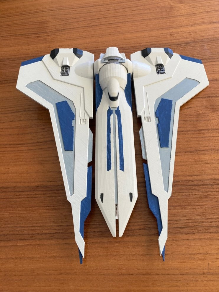 Mandalorian-Raumschiff Kom'rk Modell-Raumschiff Star Wars 25 CM GRÖSSE (Große Ausführung)