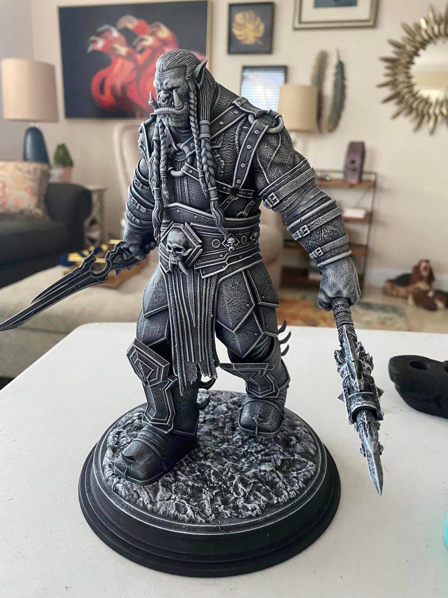 Varok Saurfang World Of Warcraft Bemalte Figur 20 cm Riesenformat