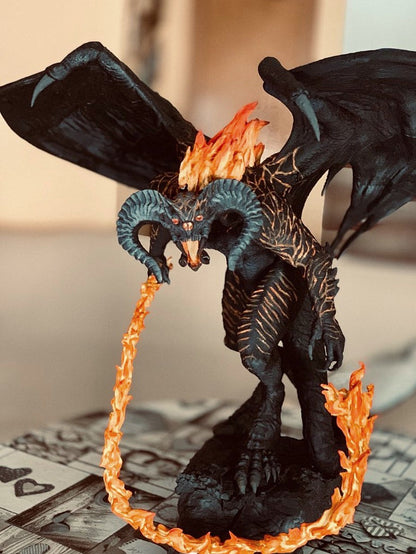 Balrog Hoher Dämon Bemalte Figur 30 cm Herr der Ringe Lotr (Riesig)
