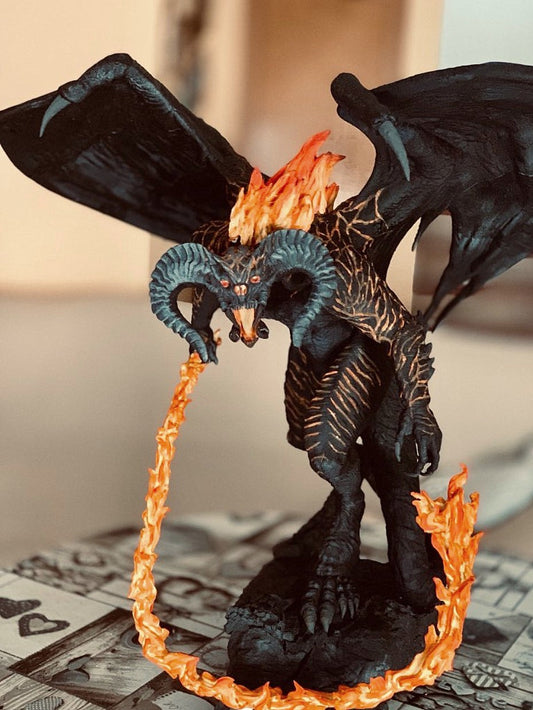 Balrog Yüce Iblis Boyalı Figür 30 Cm Yüzüklerin Efendisi Lotr (Dev Boy)
